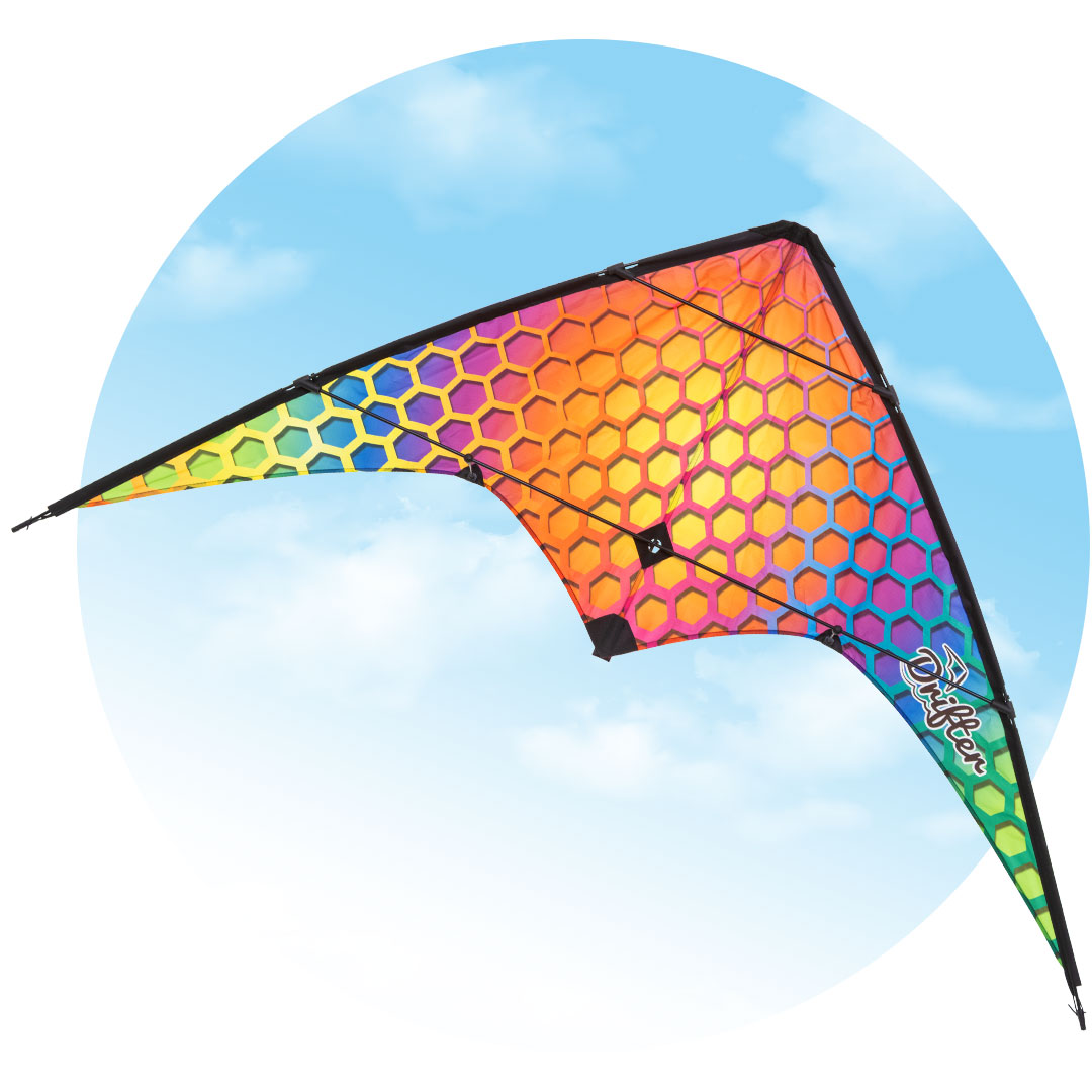 Drifter Rainbow Mesh - Stunt Kite - Bild 2