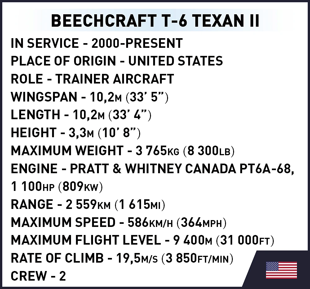 Cobi Beechcraft T-6 Texan II - Bild 4