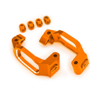 Styrspindelhållare Alu Orange (Par) 10232-ORNG