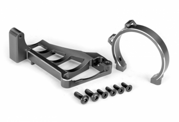 Motorfäste Fram & Bak Set Alu Grå Maxx Slash 10262-GRAY