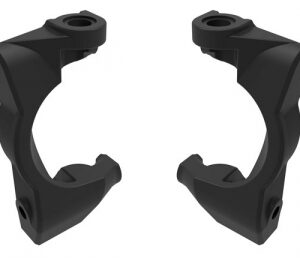 Styrspindelhållare (Caster Block) Svart (Par) Mini Maxx/XRT 10732-BLK