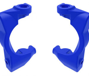 Styrspindelhållare (Caster Block) Blå (Par) Mini Maxx/XRT 10732-BLUE