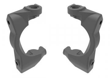 Styrspindelhållare (Caster Block) Grå (Par) Mini Maxx/XRT 10732-GRAY