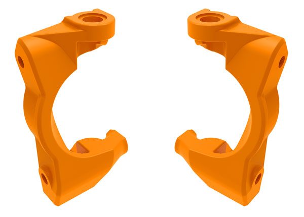 Styrspindelhållare (Caster Block) Orange (Par) Mini Maxx/XRT 10732-ORNG - Bild 2