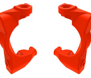 Styrspindelhållare (Caster Block) Röd (Par) Mini Maxx/XRT 10732-RED