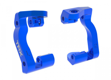 Styrspindelhållare (Caster Block) Alu Blå (Par) Mini Maxx 10733-BLUE