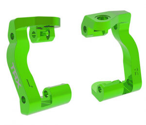 Styrspindelhållare (Caster Block) Alu Grön (Par) Mini Maxx 10733-GRN