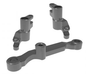 Styrlänkage Alu Grå Mini Maxx/XRT 10743-GRAY