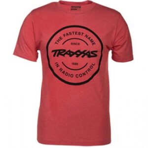 T-shirt Röd Rund Traxxas-logga M (Premium) 1359-M