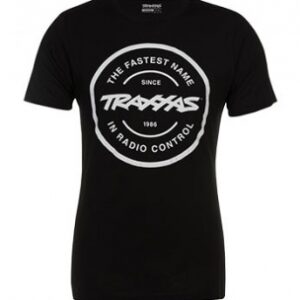 T-shirt Svart Rund Traxxas-logga M 1360-M