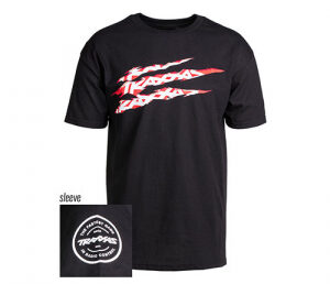 T-shirt Svart Traxxas-logga Riven L* 1376-L