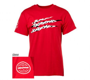 T-shirt Röd Traxxas-logga Riven L* 1378-L