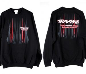 TRAXXAS SWEATSHIRT JBR Black Medium* 2140