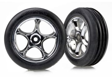 Däck & Fälg 2471R Alias Soft/Tracer Krom 2.2" 2WD