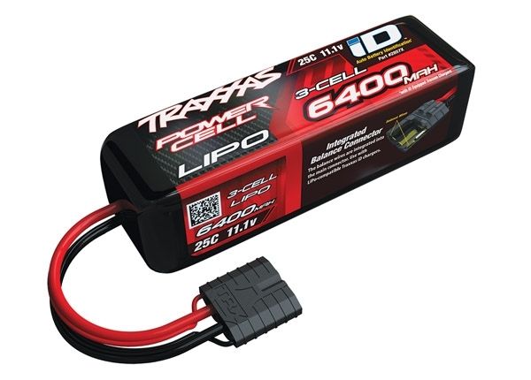LiPo Batteri 3S 11,1V 6400mAh 25C iD Traxxas 2857X - Bild 2