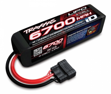 Li­Po 14,8V 4S 6700mAh 25C  iD Traxxas 2890X