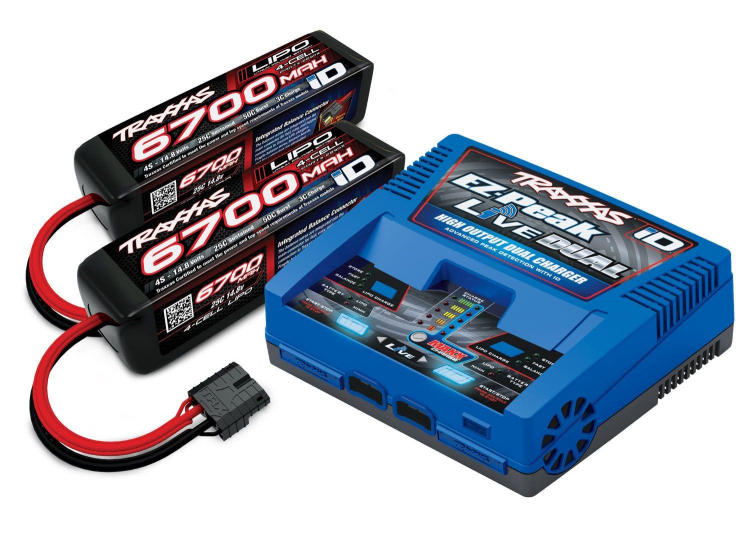 EZ-Peak Live Dual 26A Traxxas 2997G med 2x4S 6700mA Traxxas - Bild 2