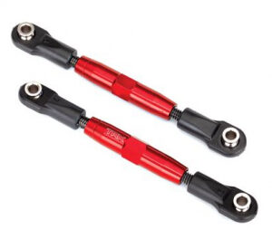 Turnbuckle Komplett Alu Röd Camberstag 83mm (2) 3643R