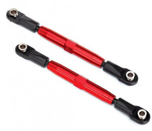 Turnbuckle Komplett Alu Röd Camberstag 73mm (2) 3644R