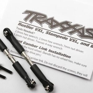 Camberstag V/H-Gängade 39mm/69mm(cc) Stål (2) -Traxxas 3644