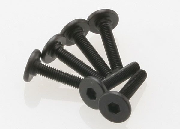 Skruv M3x15mm Platt Insex (6) 3646 - Bild 2
