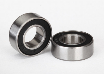 Kullager 7x14x5mm Gummitätat Svart 2st Traxxas - 5103A
