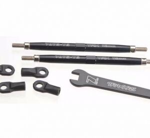 Turnbuckle Styrstag 112mm Komplett Alu Svart (2) E/T-Maxx 5141A