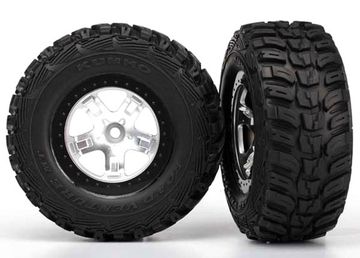Däck & Fälg Kumho/SCT Matt Krom 4WD/2WD Bak (2) 5880X