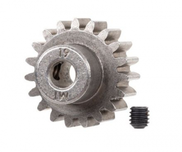 Motordrev (Pinion) 19T 1.0M för 5mm Axel (Endast för Ståldrev) 6480X