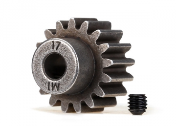 Motordrev (Pinion) 17T 1.0M för 5mm Axel (Endast för Ståldrev) 6490X
