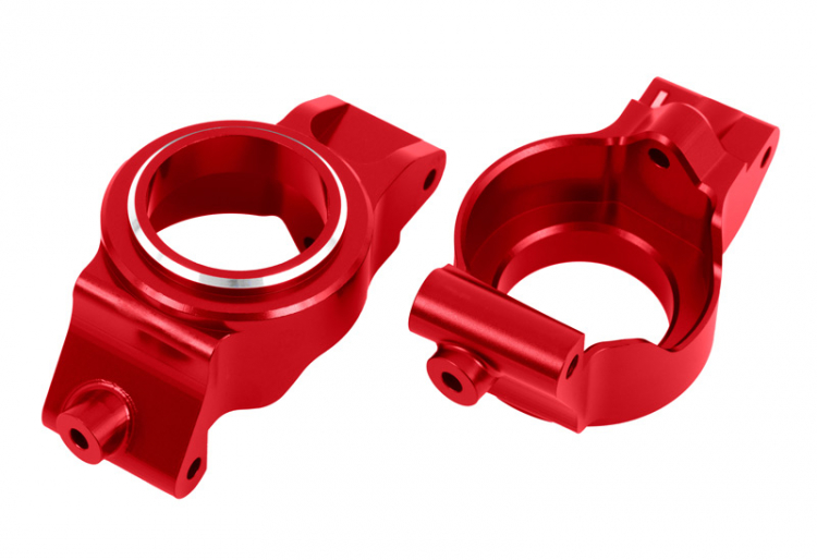 Styrspindelhållare H+V (Par) Alu Röd X-Maxx, XRT 7832-RED - Bild 2