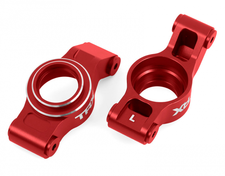 Hjulkonsoll Bak H&V (Par) Alu Röd X-Maxx, XRT 7852-RED - Bild 2