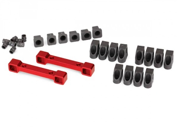 Bärarmsfästen Fram och Bak Alu Röd 4-Tec 8334R