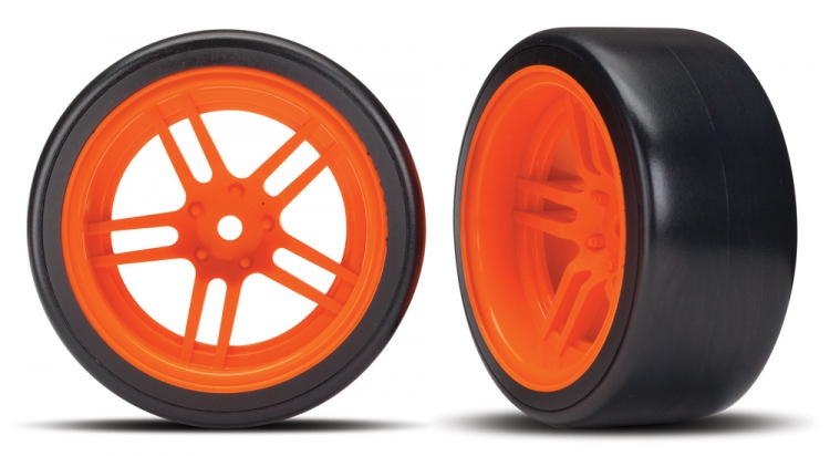 Däck & Fälg Drift 1.9" på Orange Ekerfälg Bak (2) 8377A - Bild 2