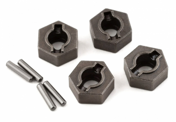 Hjulnav 12mm Stål HD (4) (för Uppgradering #9080, 6mm Axel) 9069
