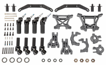 Uppgradering Extreme Heavy Duty Grå Hoss, Rustler, Slash, Raptor R - 4x4 9080-GRAY