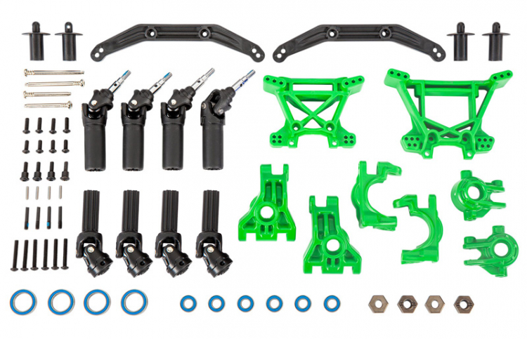 Uppgradering Extreme Heavy Duty Grön Hoss, Rustler, Slash, Raptor R - 4x4 9080G - Bild 2