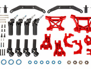 Uppgradering Extreme Heavy Duty Röd Hoss, Rustler, Slash, Raptor R - 4x4 9080R