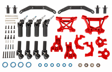 Uppgradering Extreme Heavy Duty Röd Hoss, Rustler, Slash, Raptor R - 4x4 9080R