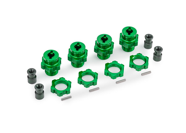 Hjulnav & Mutter 17mm Alu Grön (4) Jato 4x4 9086-GRN - Bild 2