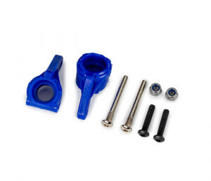 Styrspindel EHD Blå (Par) (för Uppgraderingskit #9180/9181/9182) 2WD 9137-BLUE