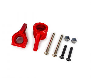 Styrspindel EHD Röd (Par) (för Uppgraderingskit #9180/9181/9182) 2WD 9137-RED
