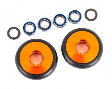 Hjul Set Alu Orange Wheelie Bar  Drag Slash 9461A