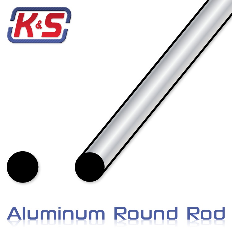 Aluminiumtråd Böjbar K&S 2.4 & 3.2mm 30cm 4st