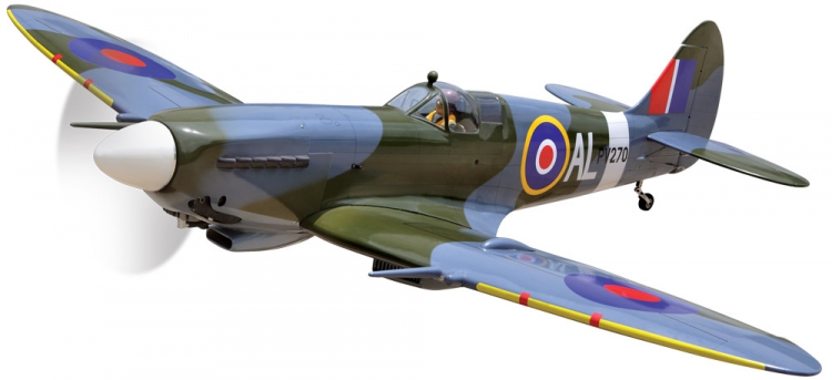 Black Horse Spitfire MK - 33cc Bensin ARTFmed el-landställ - Bild 2