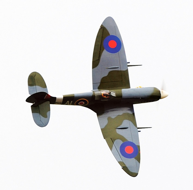 Black Horse Spitfire MK - 33cc Bensin ARTFmed el-landställ - Bild 4
