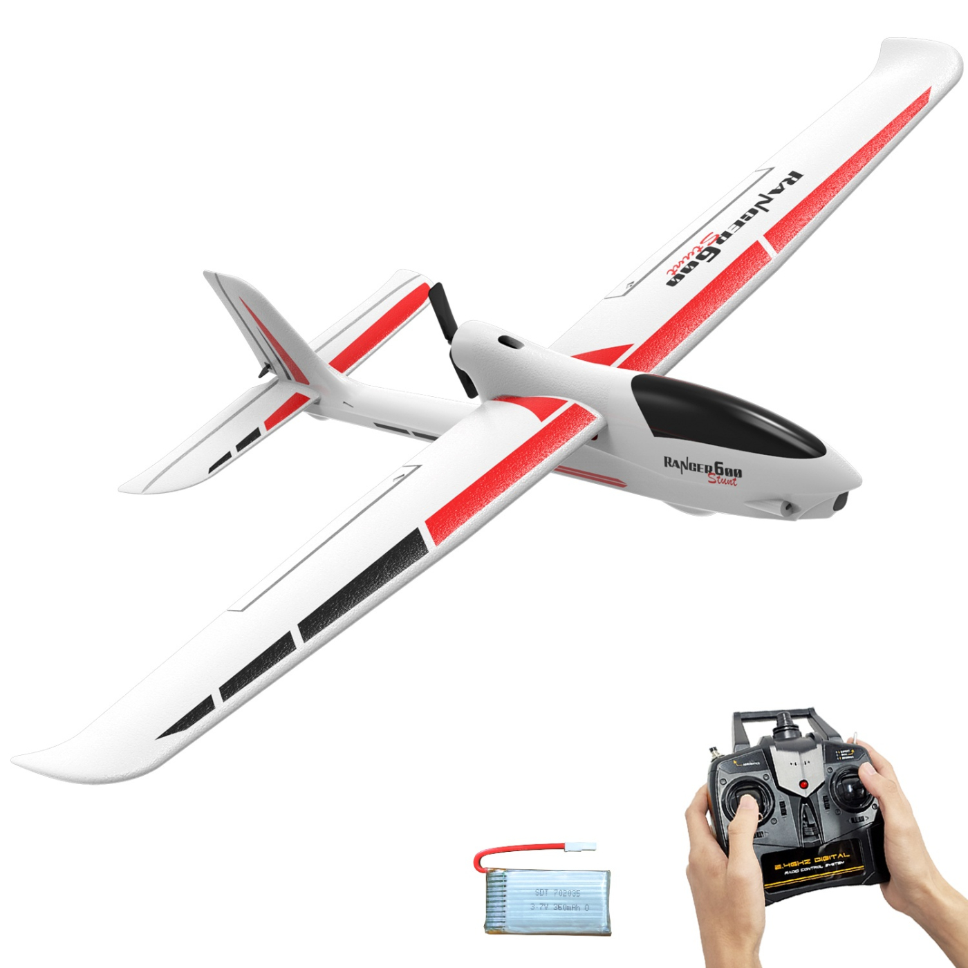 Volantex Ranger 600 Gyro 4-Kanals 600mm RTF Vit - Bild 3
