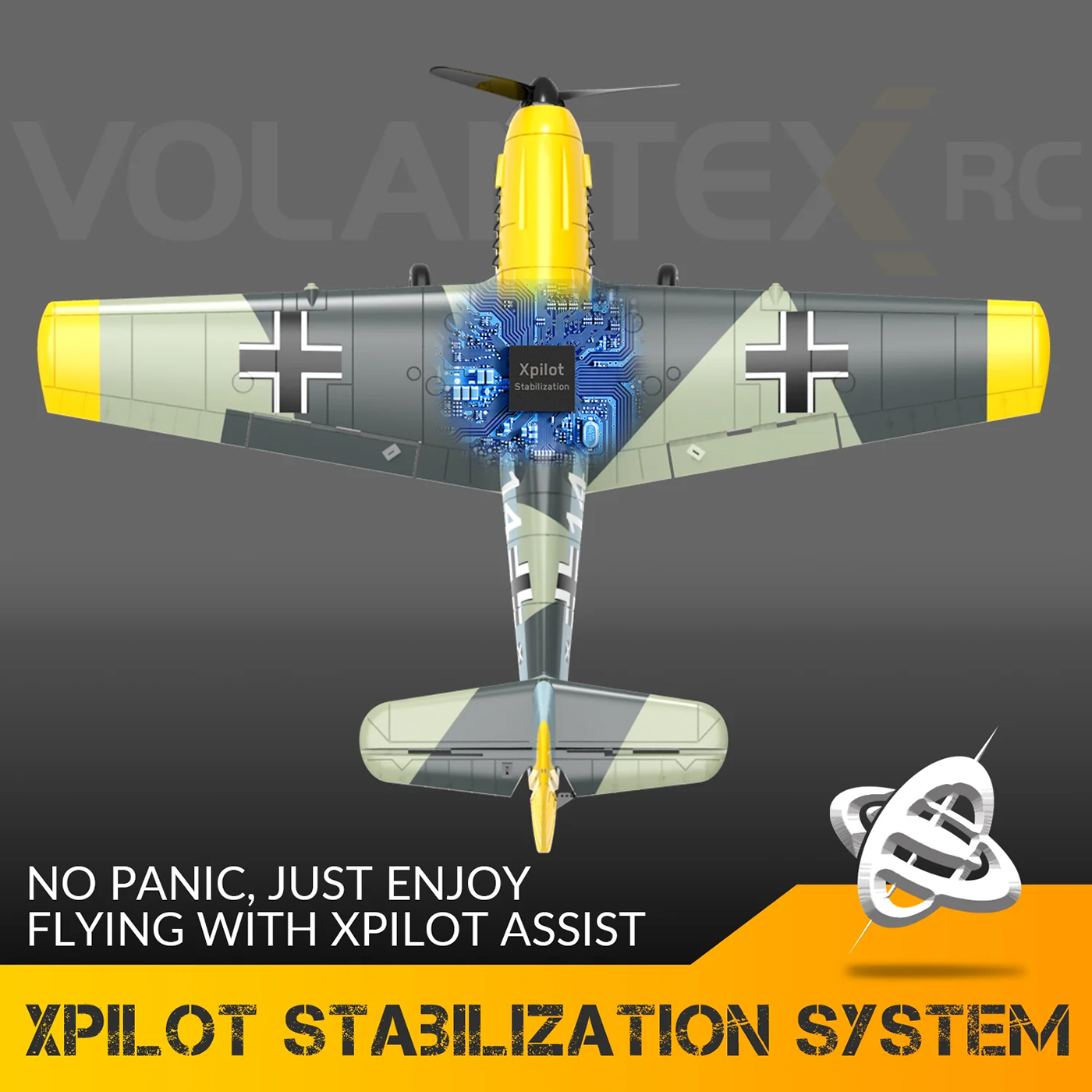 Volantex BF109 E Gyro 4-Kanals 400mm RTF - Bild 5