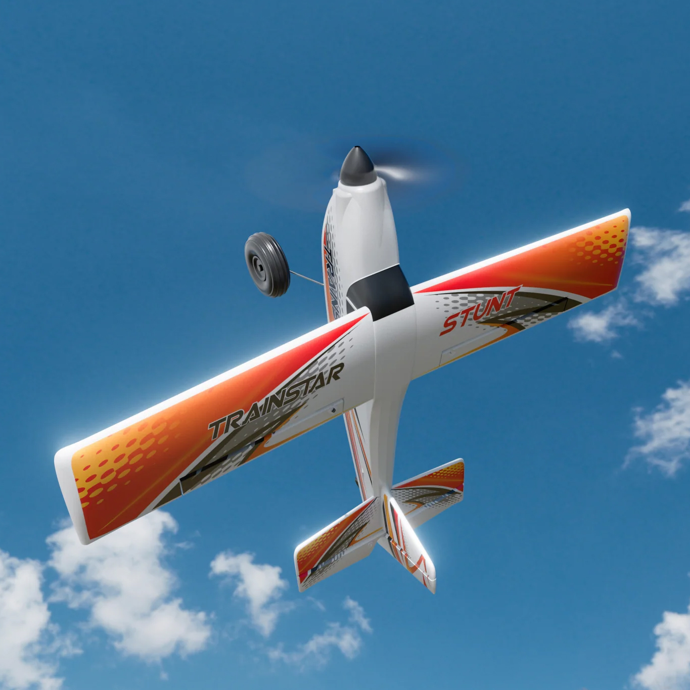 Volantex Trainstar Stunt Gyro Borstlös 500mm RTF Röd - Bild 10
