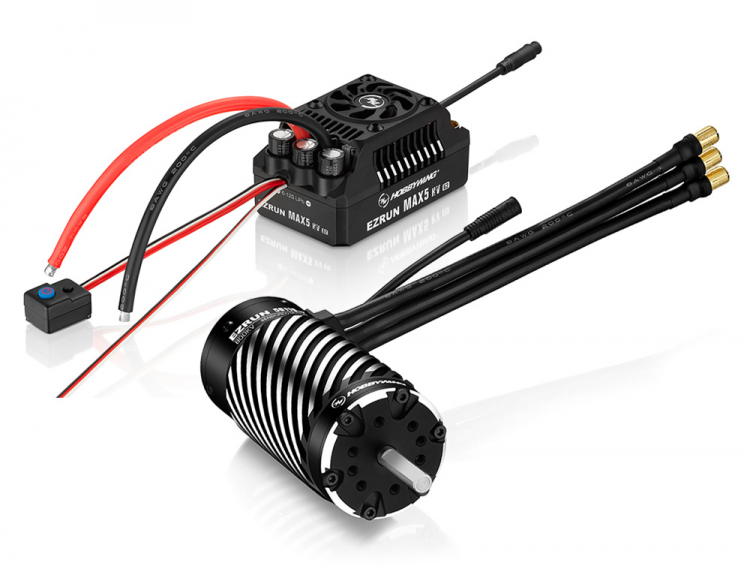 Hobbywing EzRun Combo MAX5 HV G2 - 56118SD 650kV Sensor - Bild 2